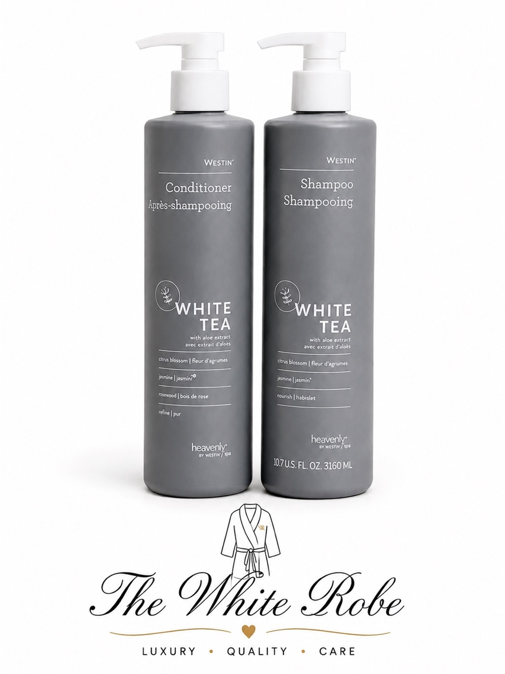 (2 PACK) Shampoo & Conditioner White Tea Duo - 12.17 fl.oz.